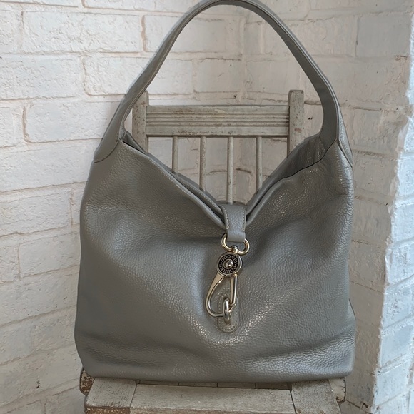 Dooney & Bourke Borsa Hobo A Mezzaluna In Pelle Grain Pebble – Osso, Taglia Unica, Tracolla Elegante